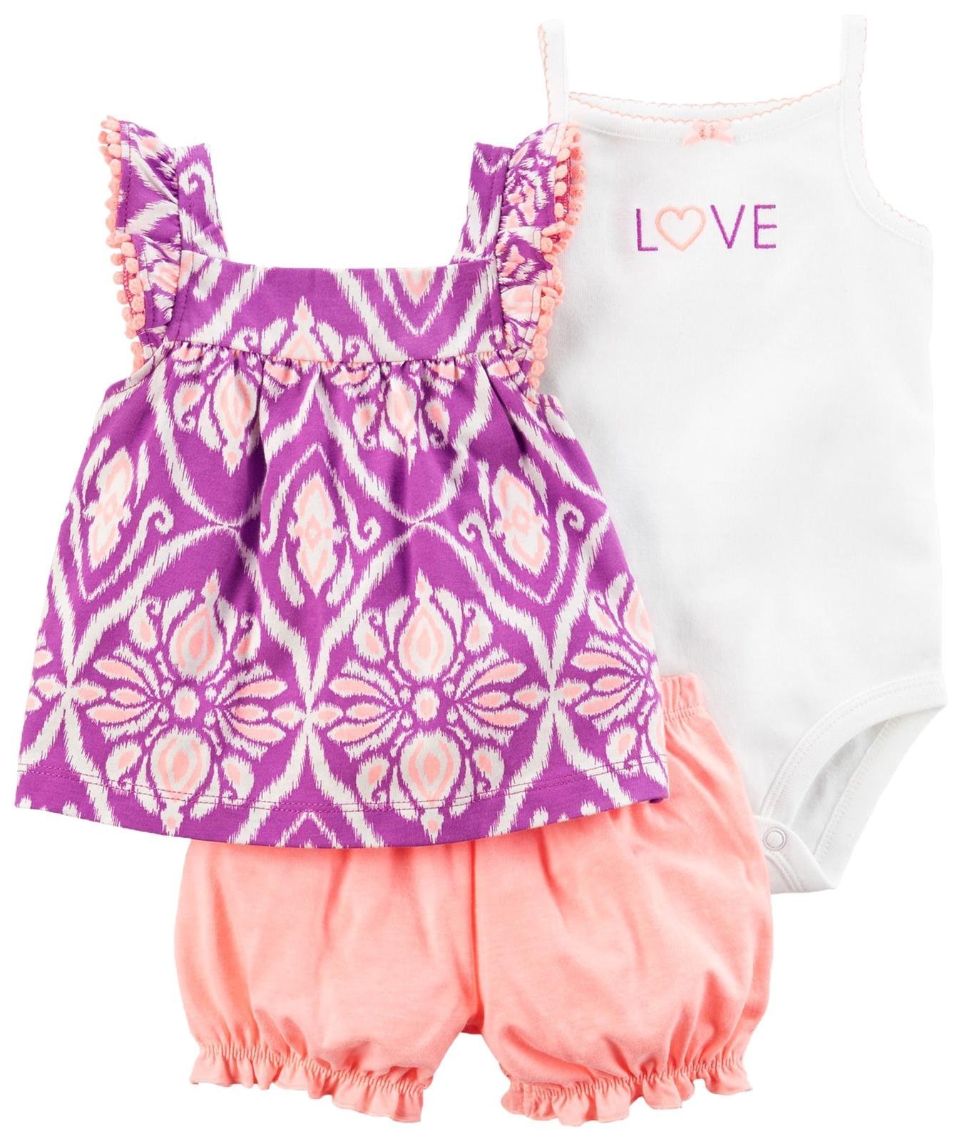 Carter's Carter's Baby Girls Diaper Cover Sets 121h123, Purple, 6M-picture-30