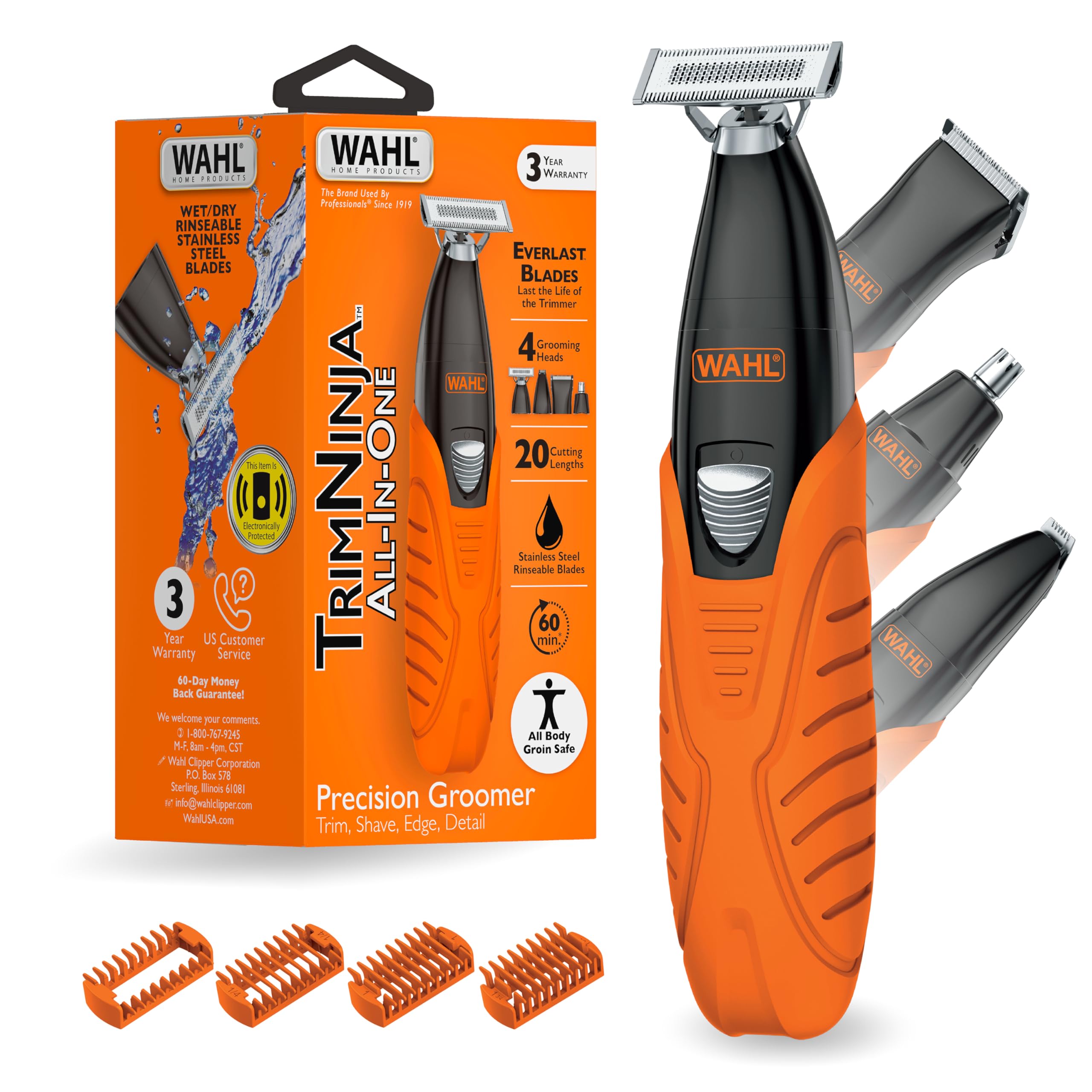 Amazon.com: Wahl Trim Ninja All in One Hybrid Electric Razor and