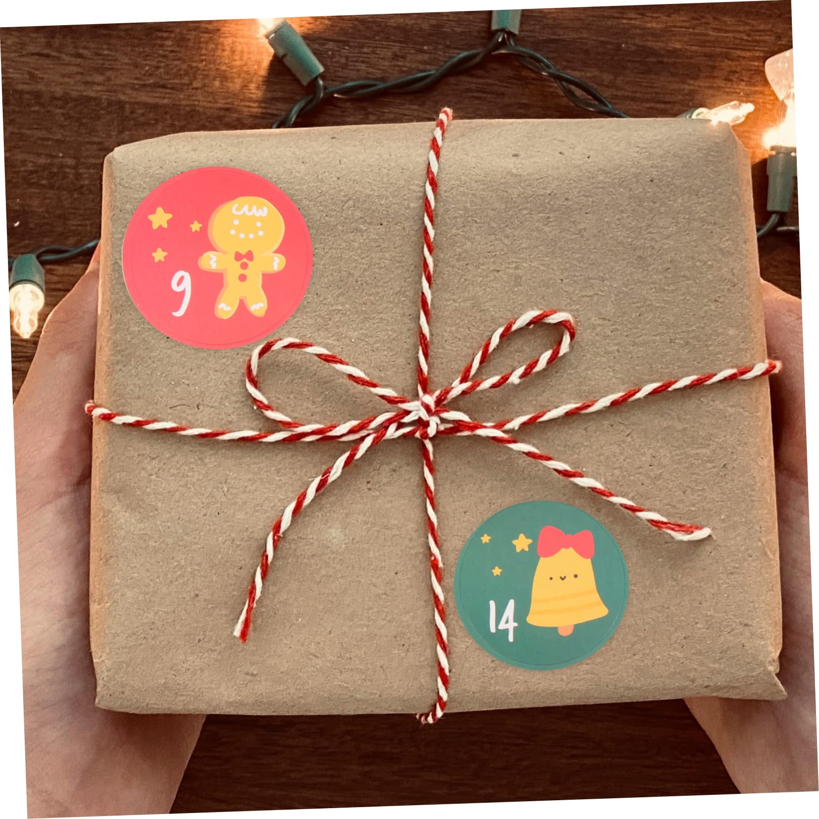 TOPBATHY 100 Feuilles Autocollants De Scellement De Noël Numéro Autocollants Étiquettes De Noël Autocollants Pour Le Scrapbooking Autocollants Pour Enfants Autocollant De Papier