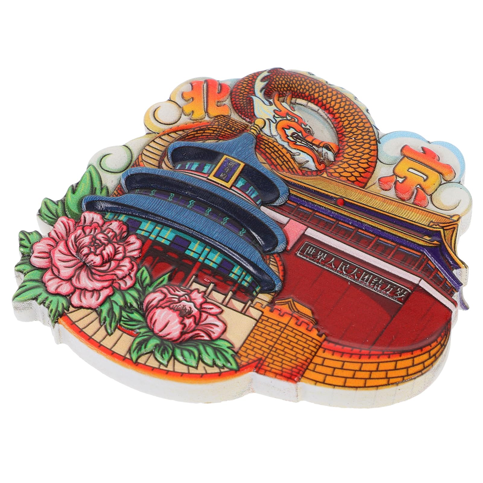 Magnete del frigorifero 3D, adesivo di souvenir turistici di Shanghai, resina artigianale magnete del frigorifero decorazione della casa e della cucina