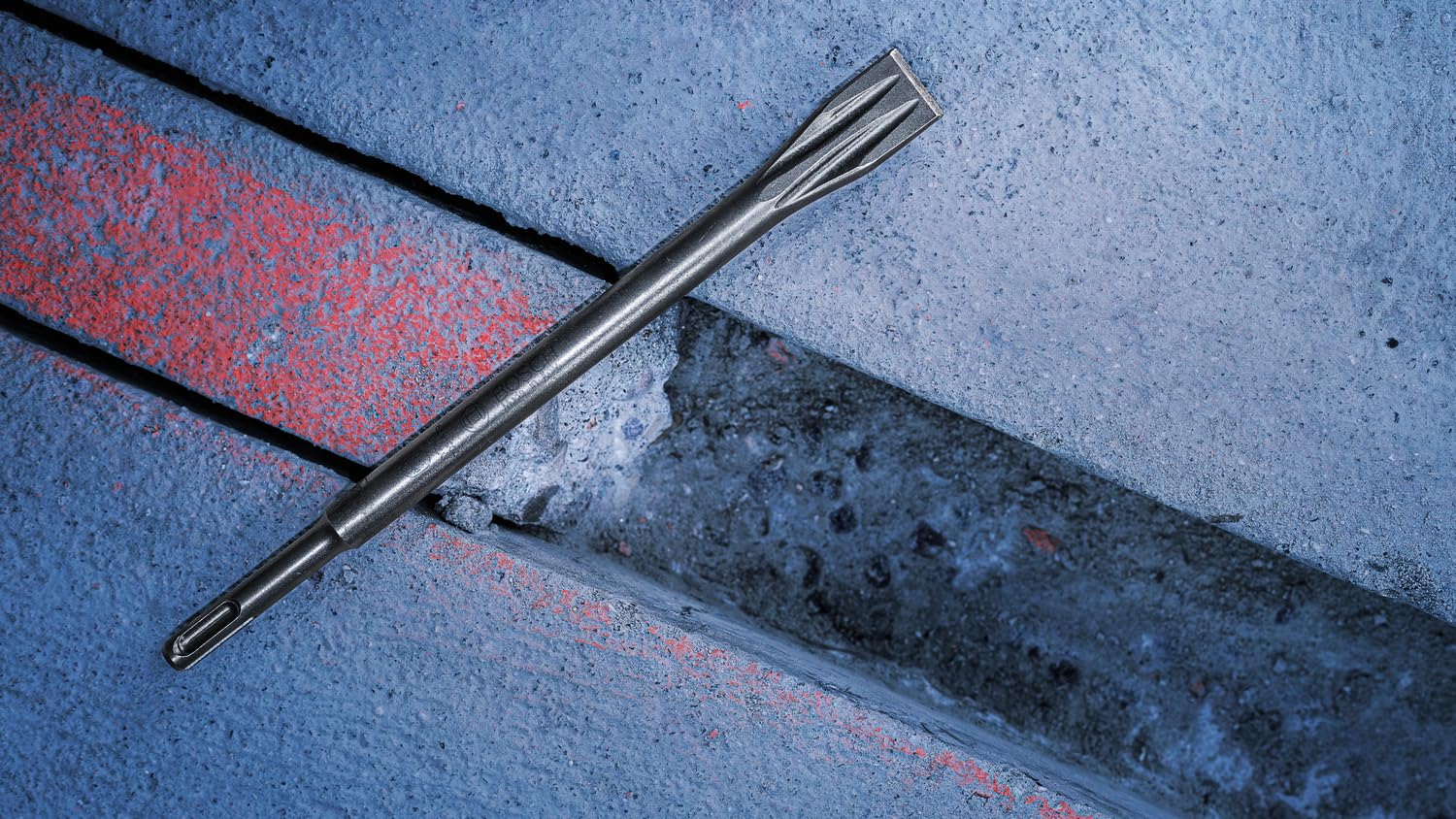 Bosch Professional Cincel plano SDS-plus: 250x20mm, nero