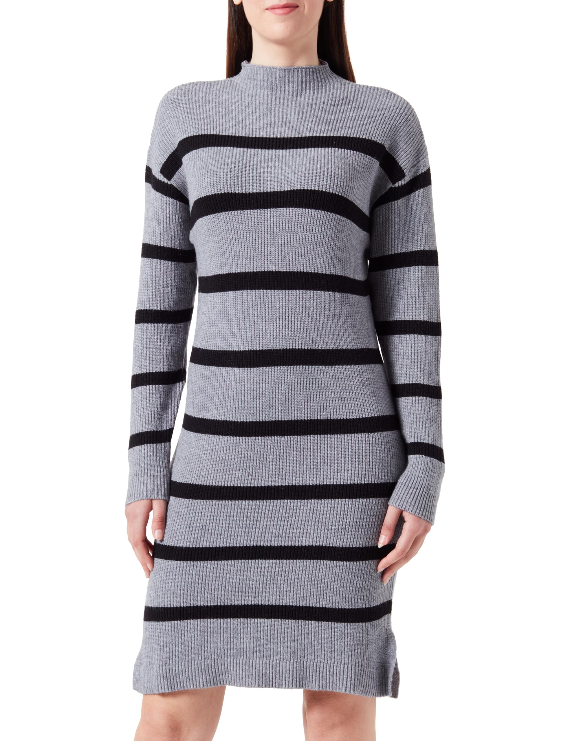 Vila Women's Viril L/S Mockneck Knit Dress/Ln Dress