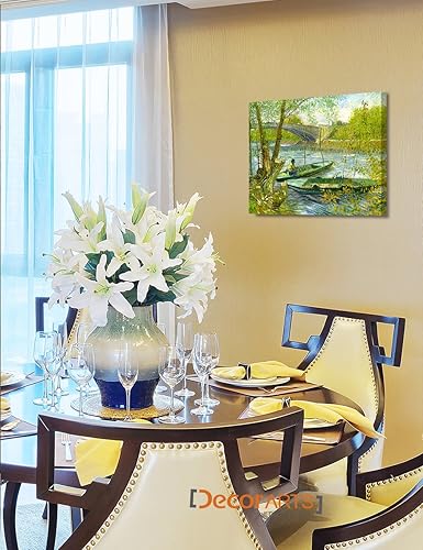 Vista 10 de DECORARTS - Almond Blossom Tree - Vincent Van Gogh Art Reproduction. Giclee Canvas Prints Wall Art for Home Decor 30x24