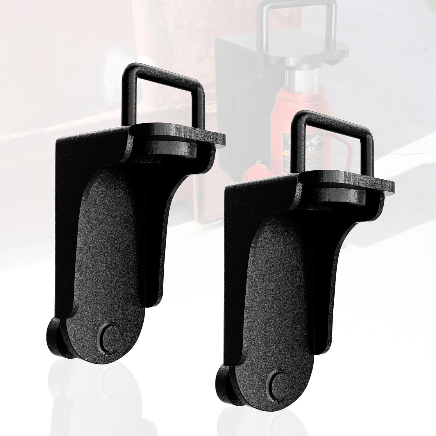 DEEAGLE 2 Pack Jack Lug with U-Shaped Handle, Leveler Booster, Jack Lifter, Shipping Container Accessories Attachment
