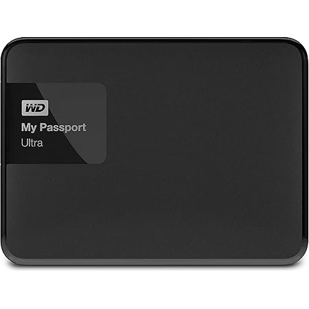 WD 1TB Black My Passport Ultra Portable External Hard Drive - USB 3.0 - WDBGPU0010BBK-NESN [Old Model] (Renewed)