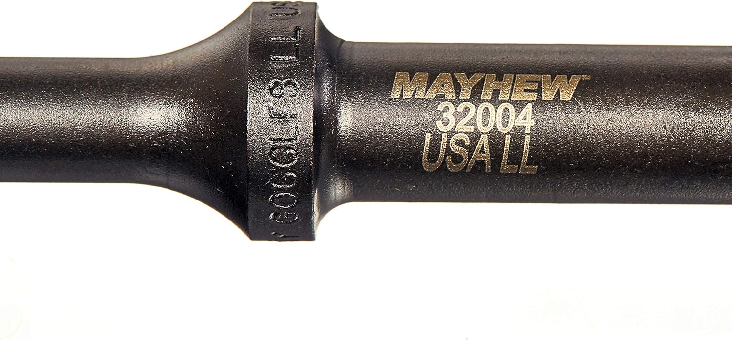 Mayhew Tools 32004HT Pneumatic Hammer, 1" x 6" Ball Peen, Black Oxide Finish