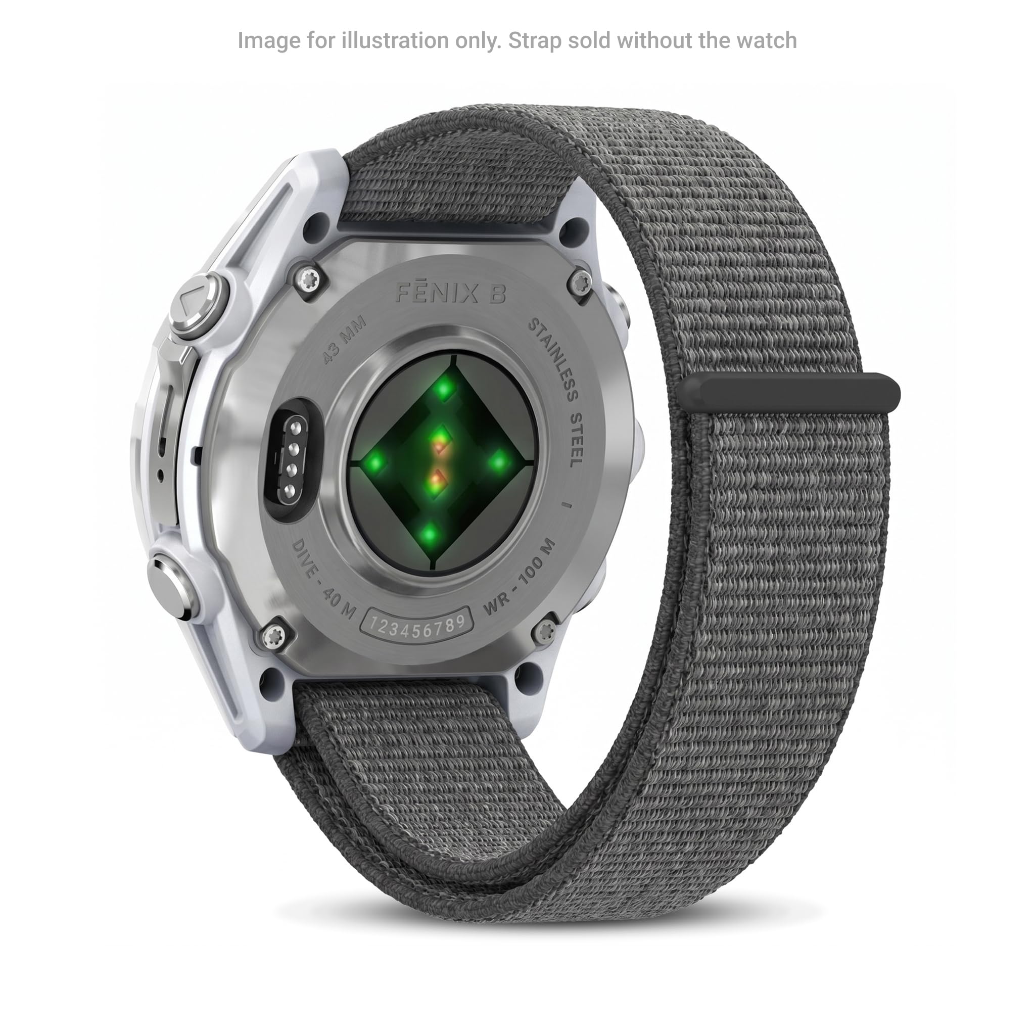 Garmin Pasek Nylonowy UltraFit 2 20mm Szary
