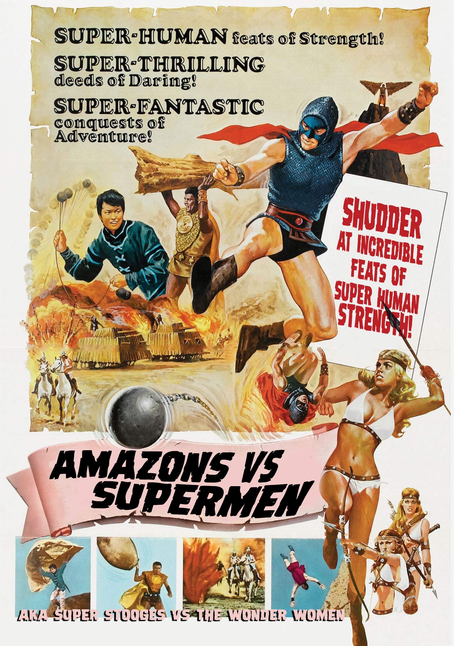 Feature Film Amazons Vs Supermen DVD New 827421034397