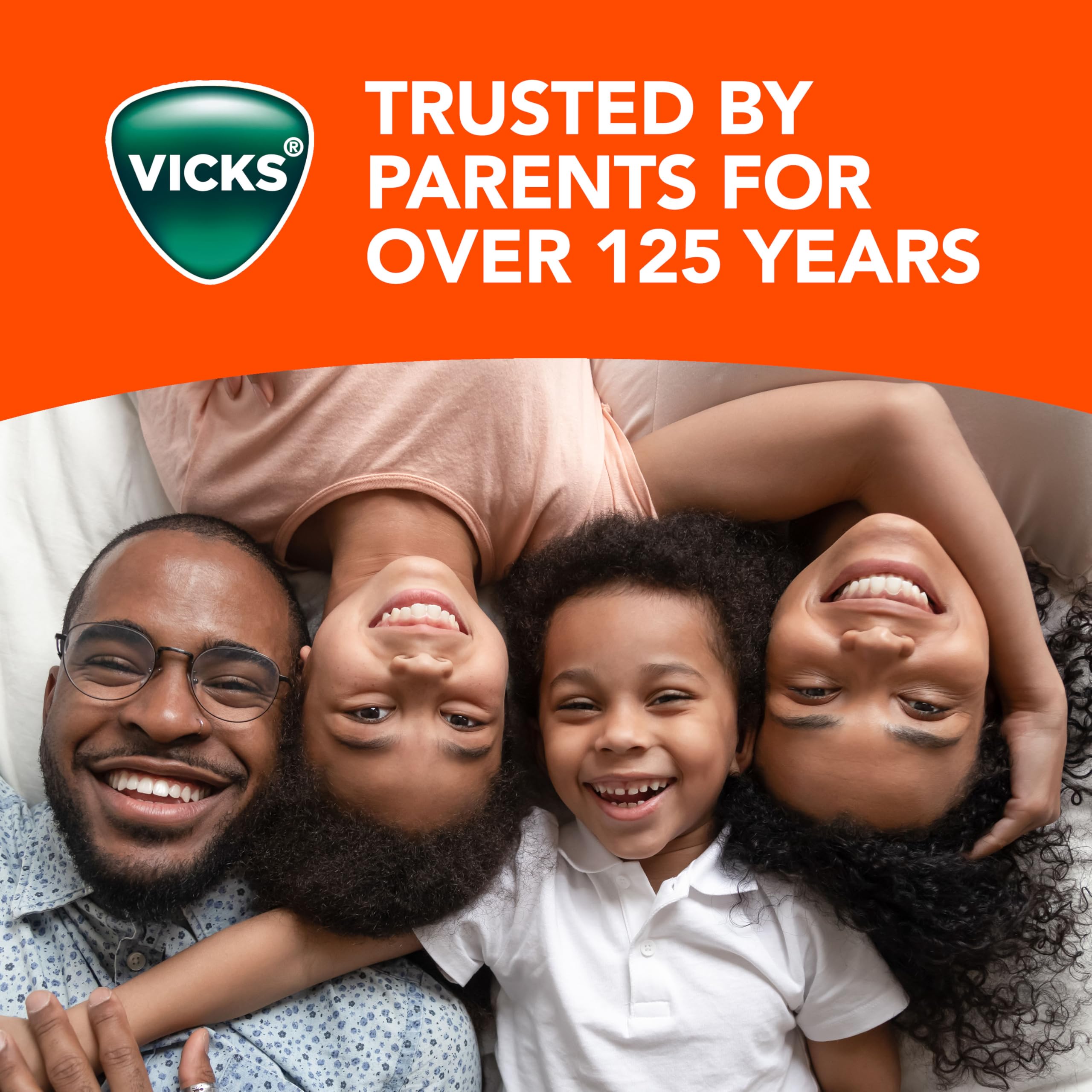 Vicks Kids DayQuil Berry Cold & Cough Medicine Co-Pack, Daytime Relief of Multiple Symptoms, Great-Tasting Berry Flavor, Free of Alcohol & Acetaminophen, For Ages 6+, 2x8oz — Amazon image 7