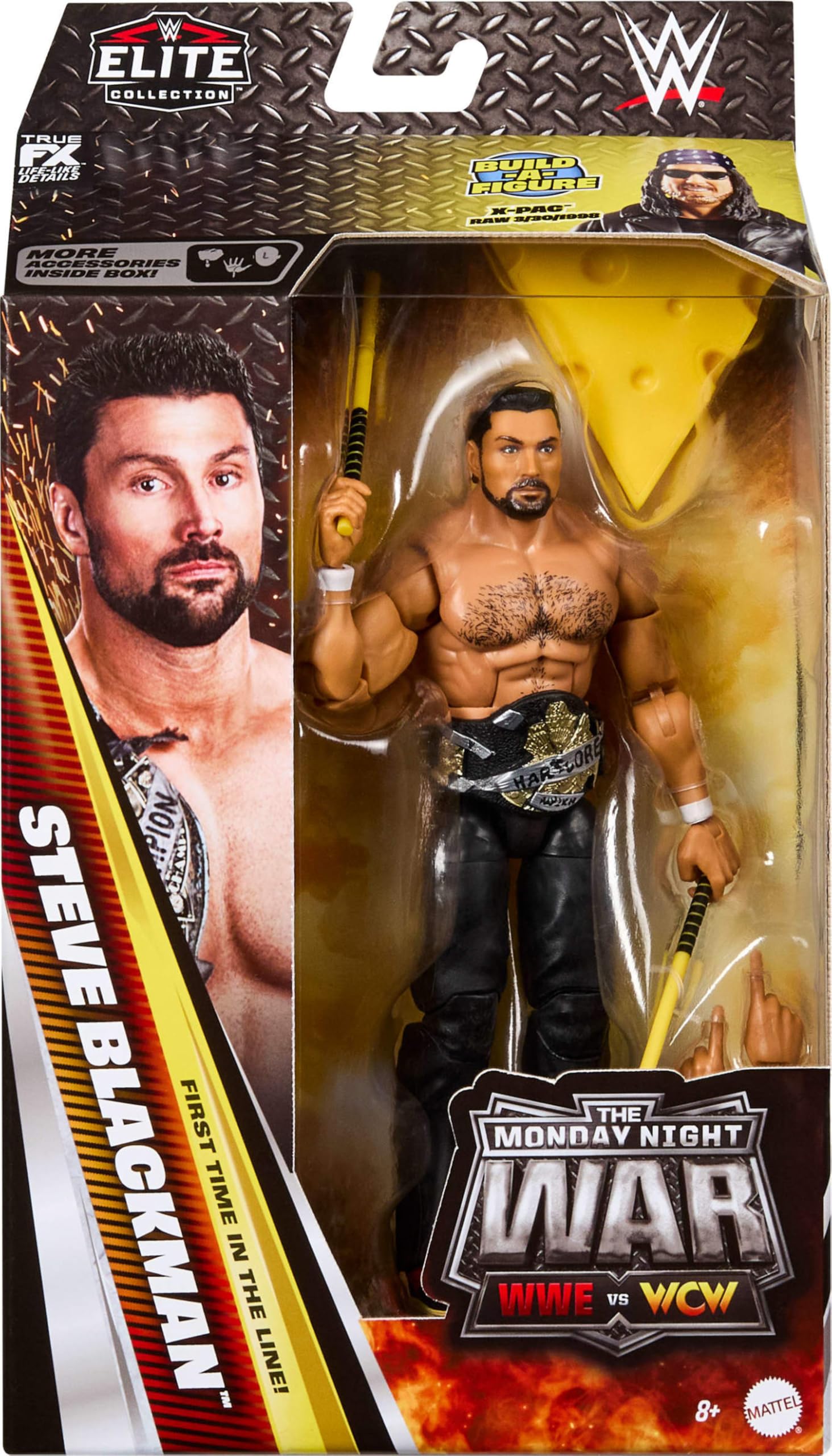 WWE Steve Blackman Mattel Elite Collection Monday Night War Series 10 Wrestling Actionfigur Spielzeug