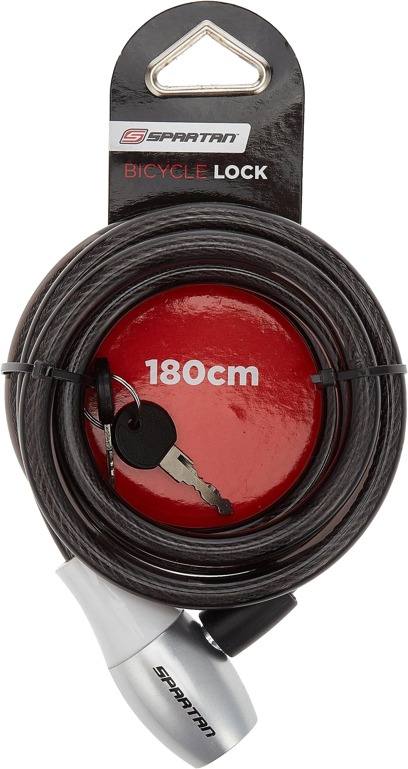 SPARTAN Cable Lock, Sliver, 180cm Sp-9027