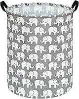 Vista 22 de KUNRO Round Laundry Gift Basket Storage Hamper Clothes Storage Basket Organizer Bin with Handles for Nursery Room