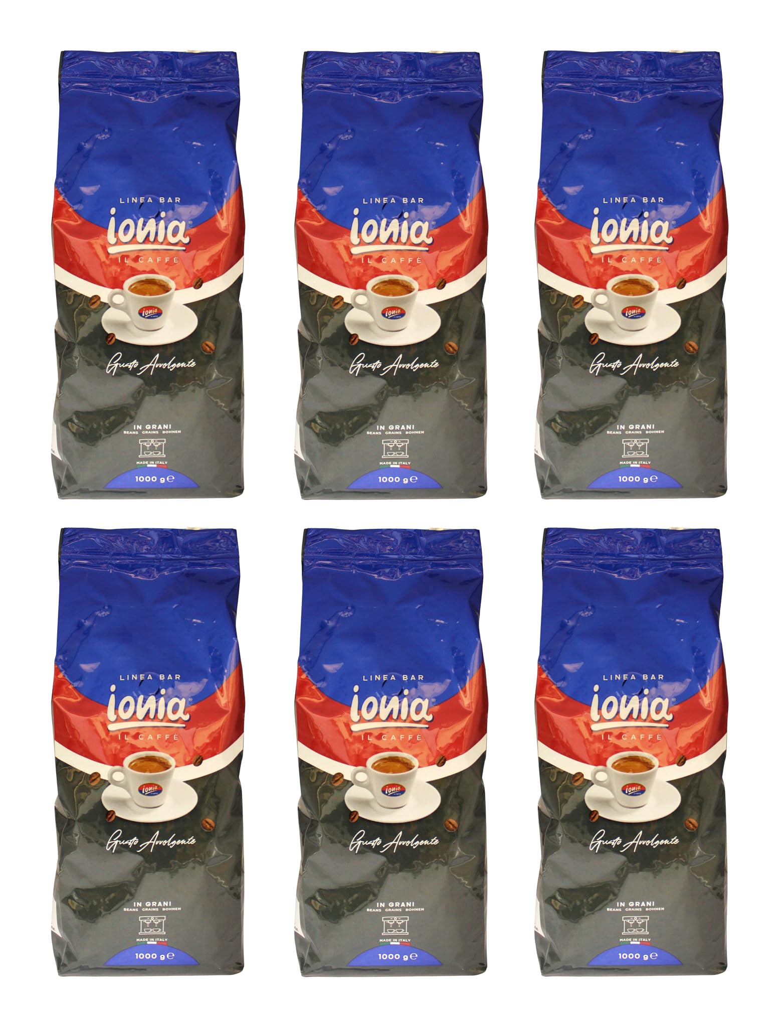 Ionia Espresso Gastronom Gusto Avvolgente (6 x 1 kg)