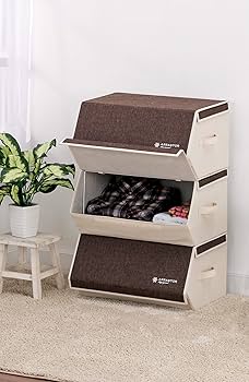 スタッキングシェルフ　ブラウン　 6コンパートメント スタッキングシェルフ ブラウン 6コンパートメント 棚・ラック