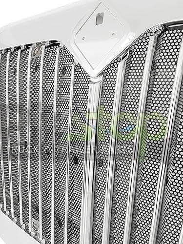 Miniatura 3 de PitStopTruckParts International TranStar 8600 2008-2018 - Rejilla de radiador frontal cromada con pantalla de insectos 3556409C95