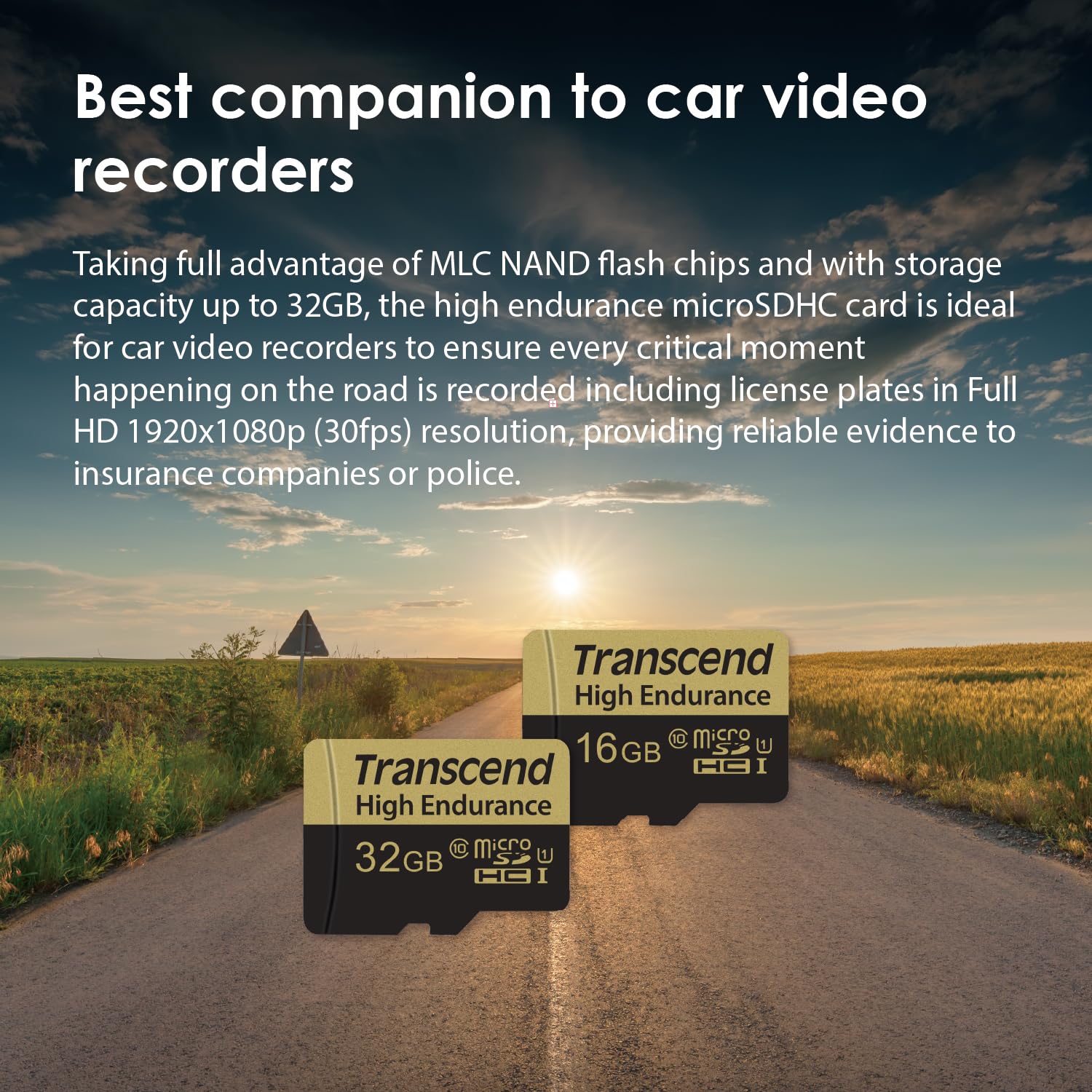 Amazon.com: TRANSCEND INFORMATION 32GB High Endurance Microsd Card