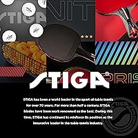 Vista 6 de STIGA Juego de red de ping pong retráctil todo en uno, incluye 2 paletas de ping pong, 3 bolas de 1 estrella, bolsa de almacenamiento de malla, se