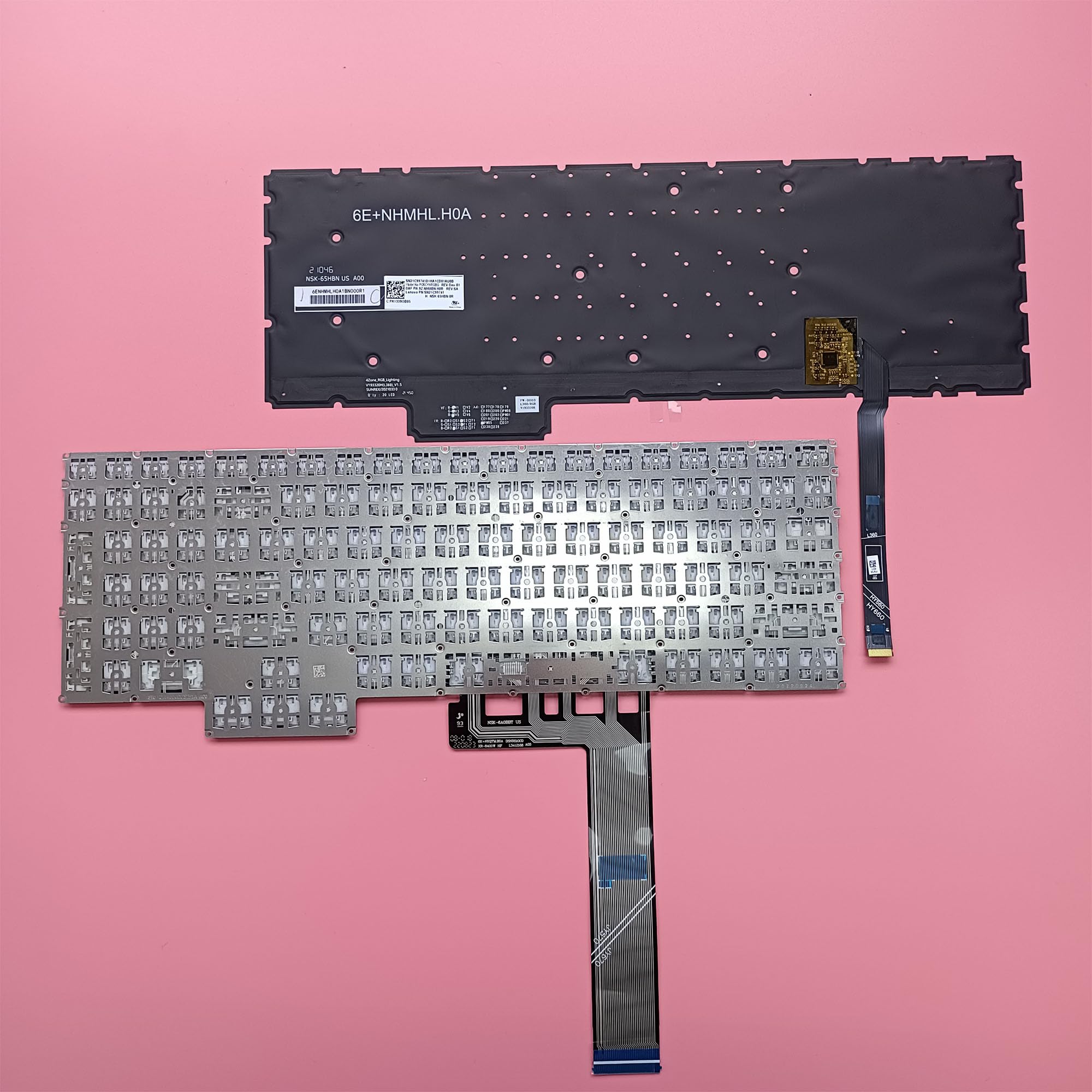 Replacement Laptop RGB Backlit Keyboard For Lenovo Legion 5 - View #4