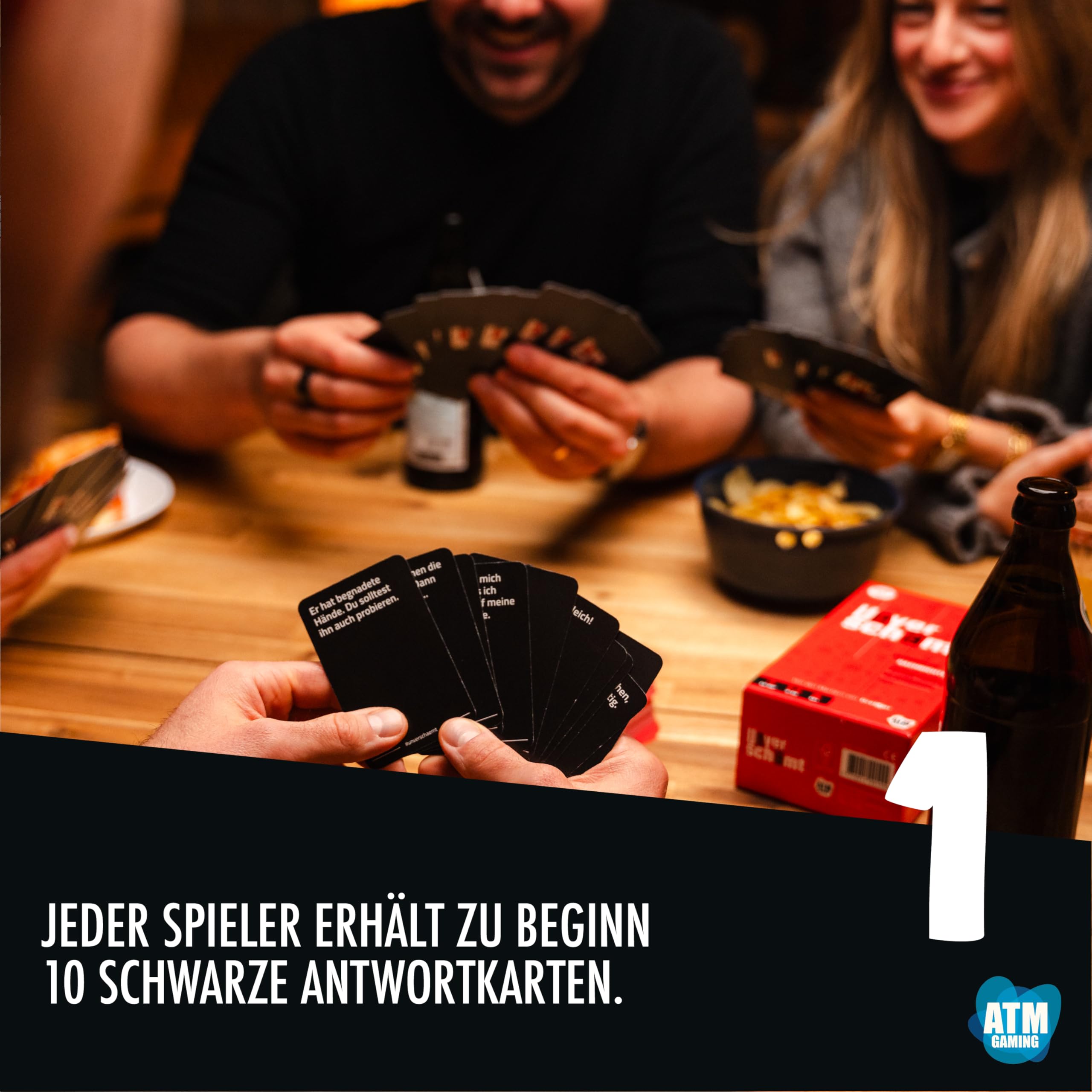 ATM Gaming Unverschämt - Das Original + Freundschaft Plus Set - Gesellschaftsspiele für Erwachsene - insgesamt 960 Karten - Lustige Spiele für Erwachsene - Geschenkidee - Partyspiele-Set