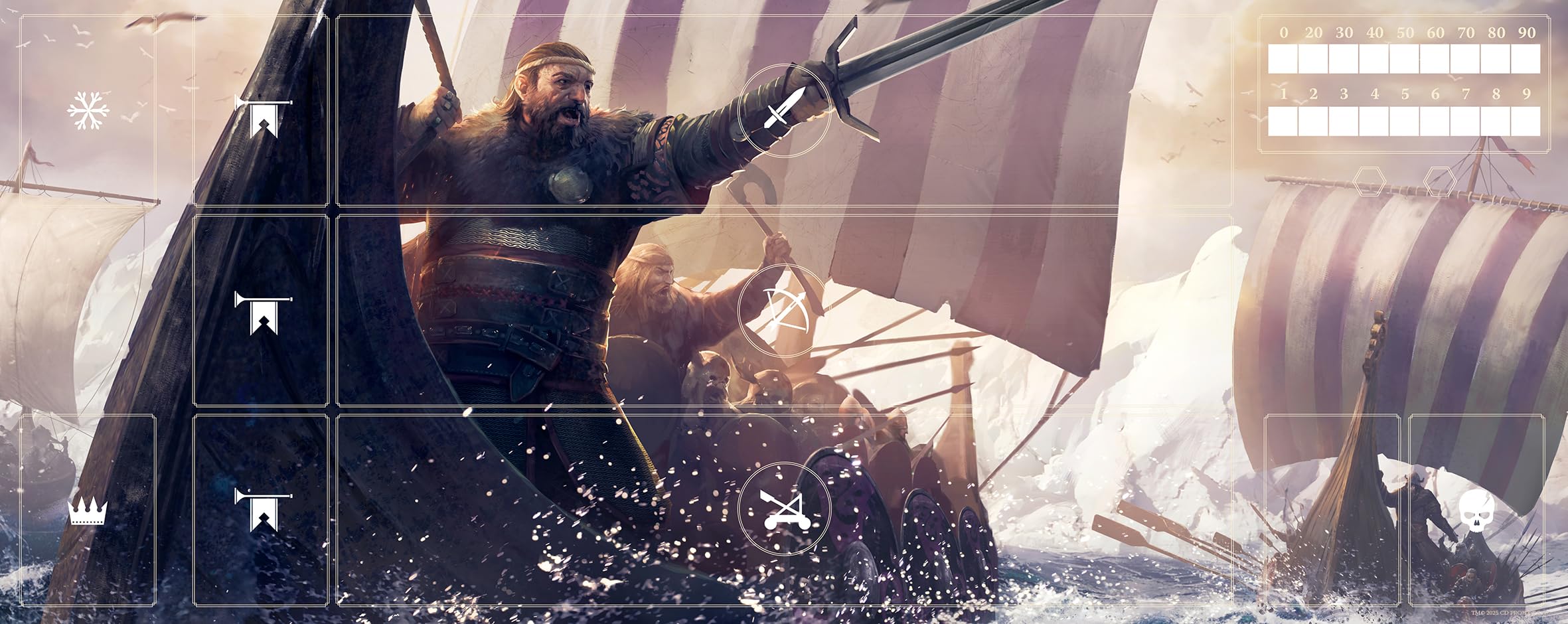 Gwent Neoprene Mat – Skellige, Maße: 290 x 730mm