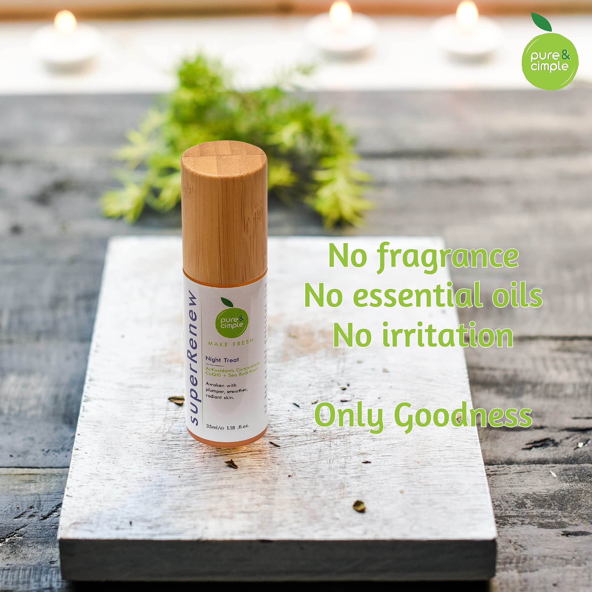 Buy superRenew Organic facial oil with Sea Buckthorn, Q10, Squalane