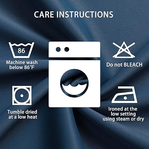 Miniatura 8 de Cortinas 100% opacas de 84 pulgadas de largo, 2 paneles de cortinas y cortinas con aislamiento térmico para sala de estar, ojales en la parte