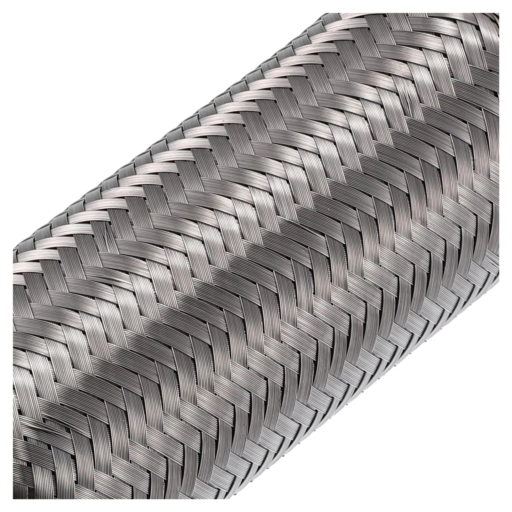 Terminale Giunto Di Scarico Per Tubi Flessibili Scarico Per Da 50,7 Mm X 54 Mm Con Set Morsetti Per Tubi Di Prolunga Per Saldatura Terminali di Scarico