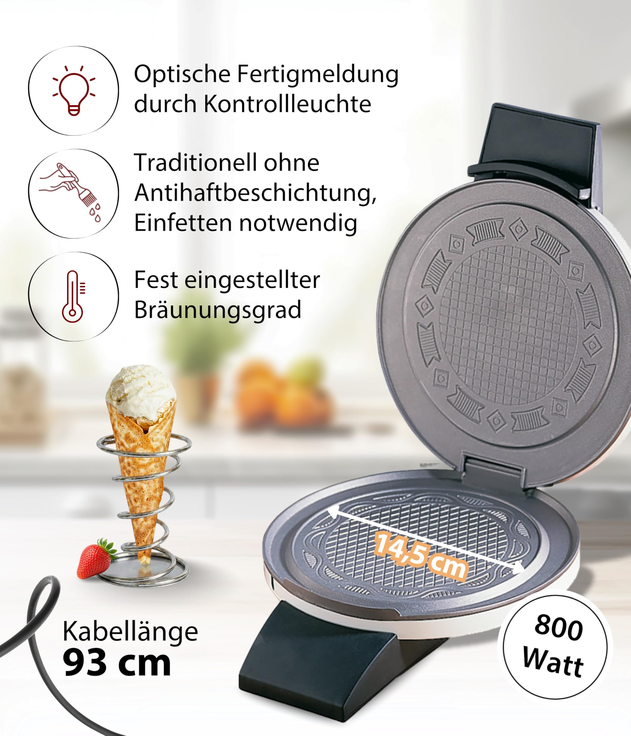 Cloer 260 Hörncheneisen für hauchdünne – Bild 2