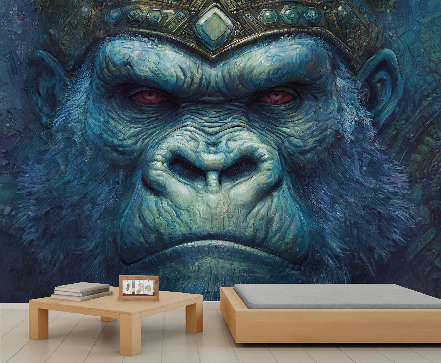 Orangutan Wallpaper Gorilla Wallpaper Ape Monkey Murals for Walls for Bedrooms Living Room Sofa TV Background Large Painting Poster 232 X 158 cm