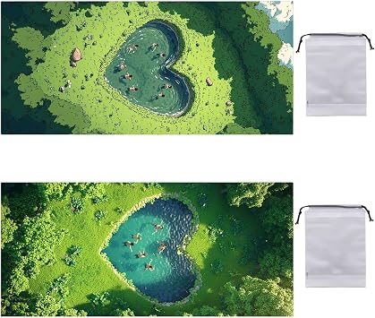 Beach Towel 80 x 160 cm Beach Towels for Adults Extra Large 2 Pack Love Oasis Microfibre Towel with Mesh Bags, Summer Beachs Accessories Sand Free Absorbent Quick Dry Bath Towels, Gifts for Women V-59