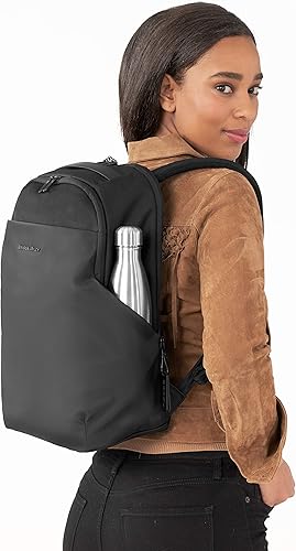 Vista 18 de Briggs & Riley Mochila mediana Delve, Negro -, Briggs & Riley Delve - Mochila mediana para laptop, se adapta a portátiles de hasta 15 pulgadas
