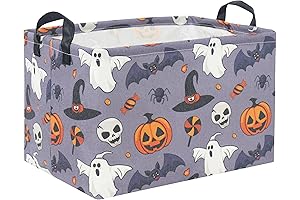 Essme Rectangular Halloween Basket for Kids
