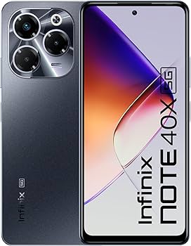 Infinix Note 40X 5G, Starlit Black (12GB, 256GB) : Amazon.in