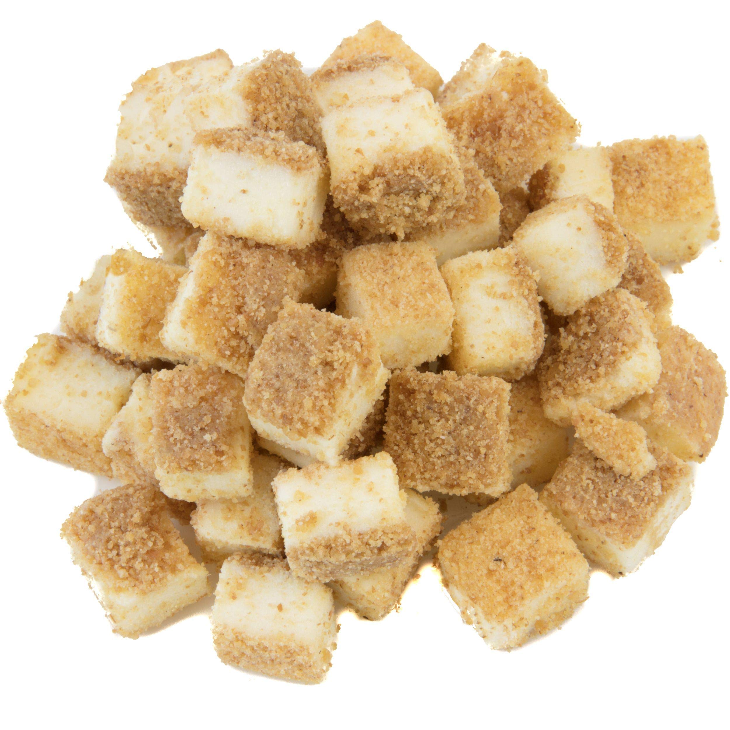 Cheesecake Bites 3 LBS – Bags of Cake Squares Made with Real Cream Cheese – Bulk Dessert Toppings for Sundaes, Yogurt, Ice Cream Bar, and More – Great