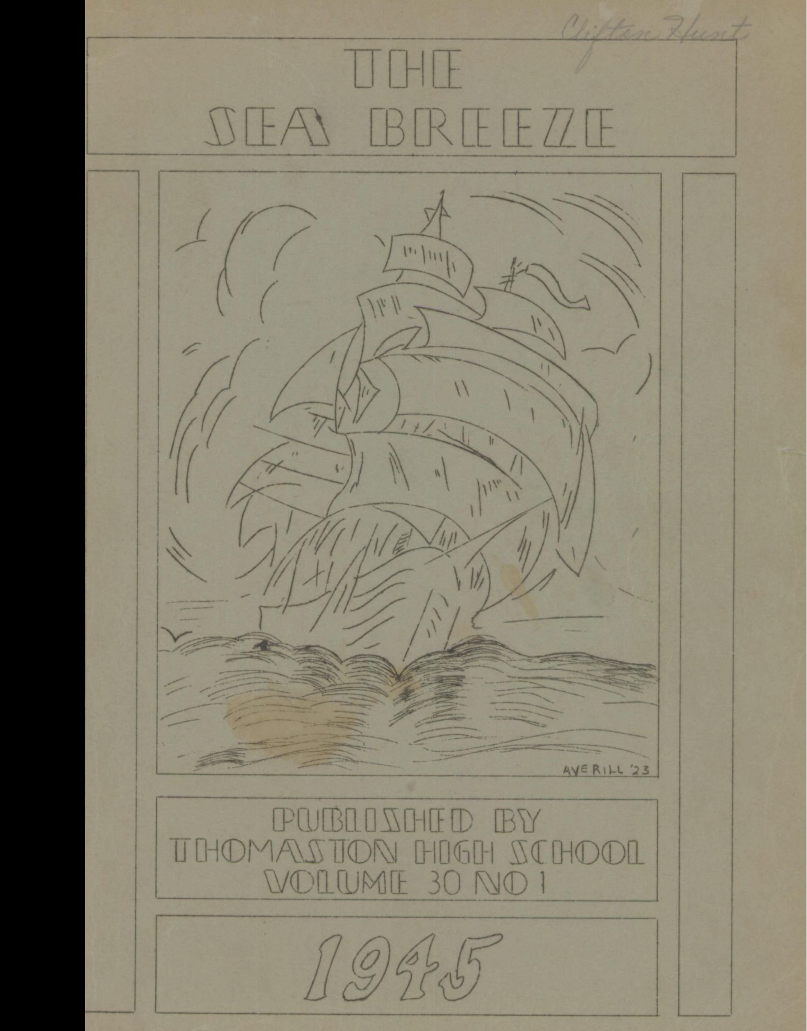 (Reprint) 1945 Yearbook: Thomaston High School, Thomaston, Maine