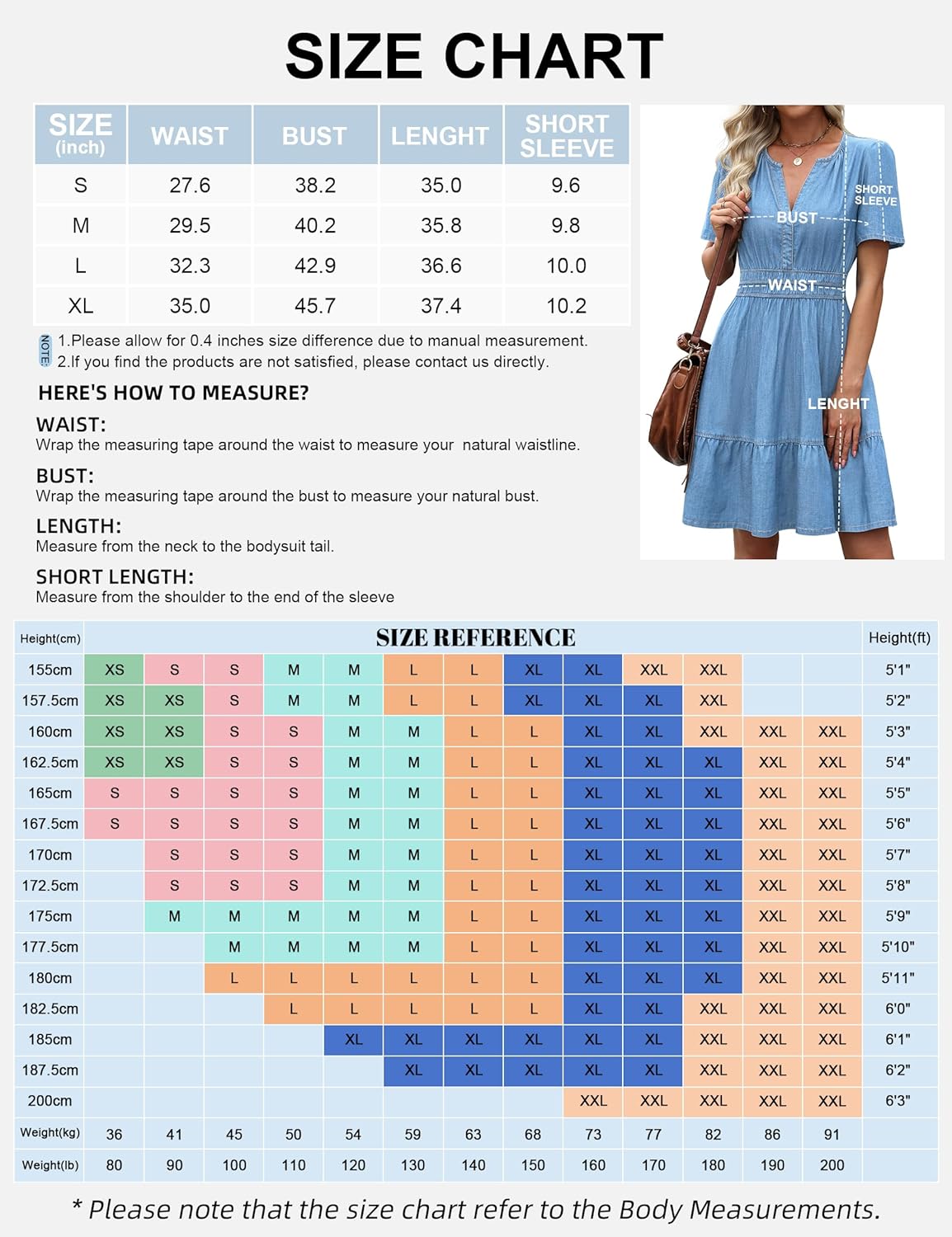 Denim Dress for Women Long Sleeve Tiered A Line Casual Flowy Babydoll Dress Jean Dresses with Pockets 2026 - Image 7
