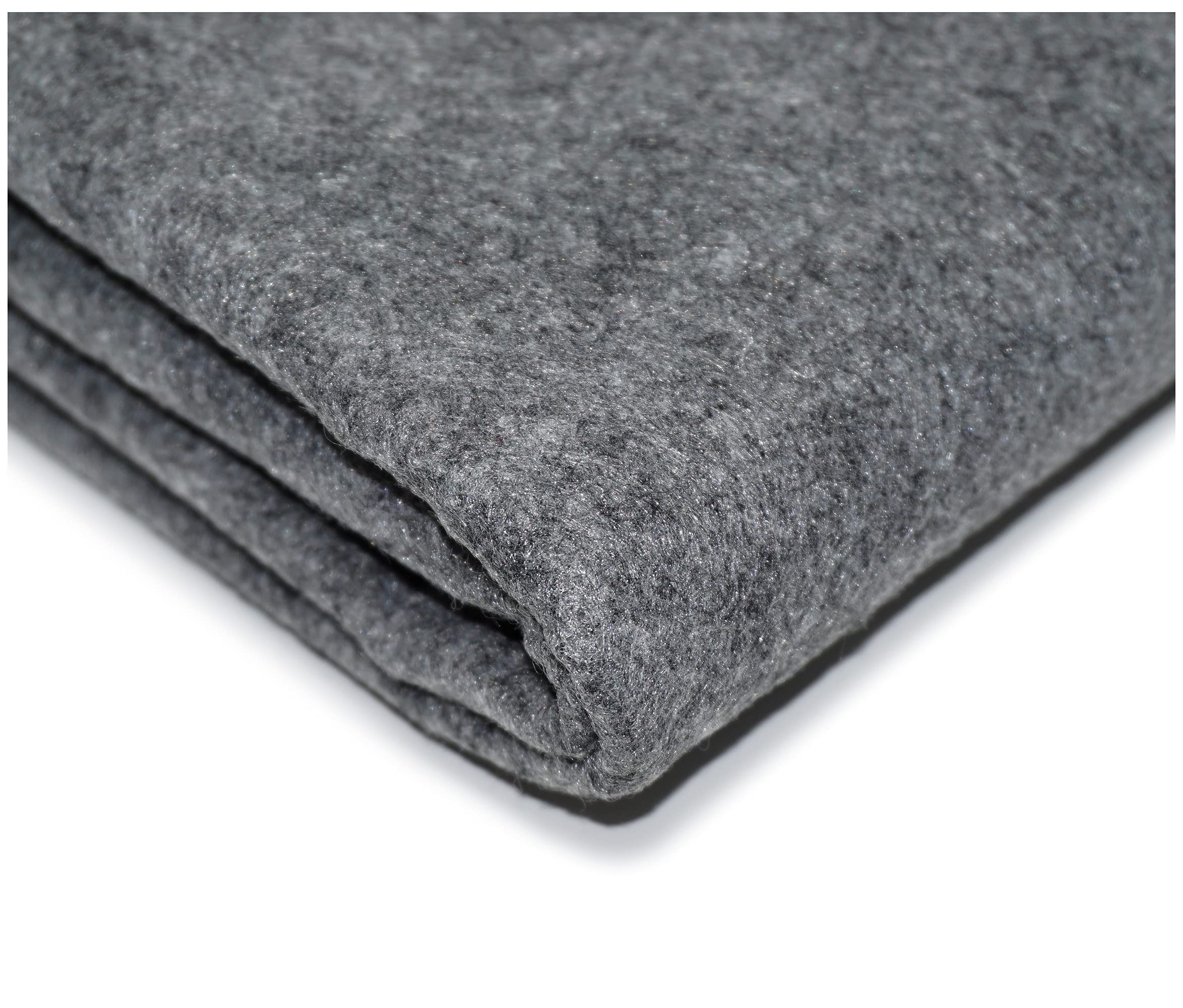Thefabrictrade Wool Grey "Get Crafting" 100% Acrylic Felt Fabric Perfect For Arts & Crafts, Sewing Material - 150Cm Wide, Available In 30 Vibrant Colours (Sold By The Metre, )