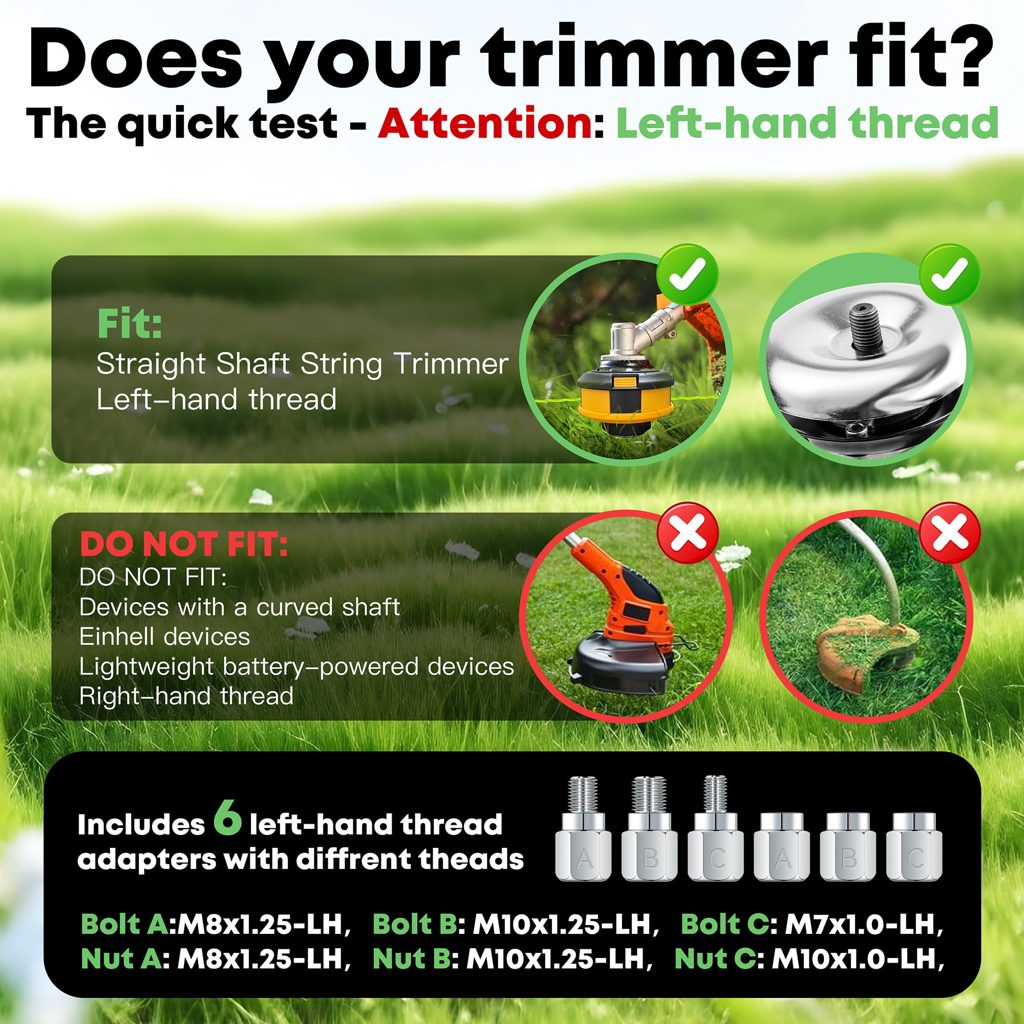 Amazon.com: KAITAI Weed Eater Head for Staight Shaft String