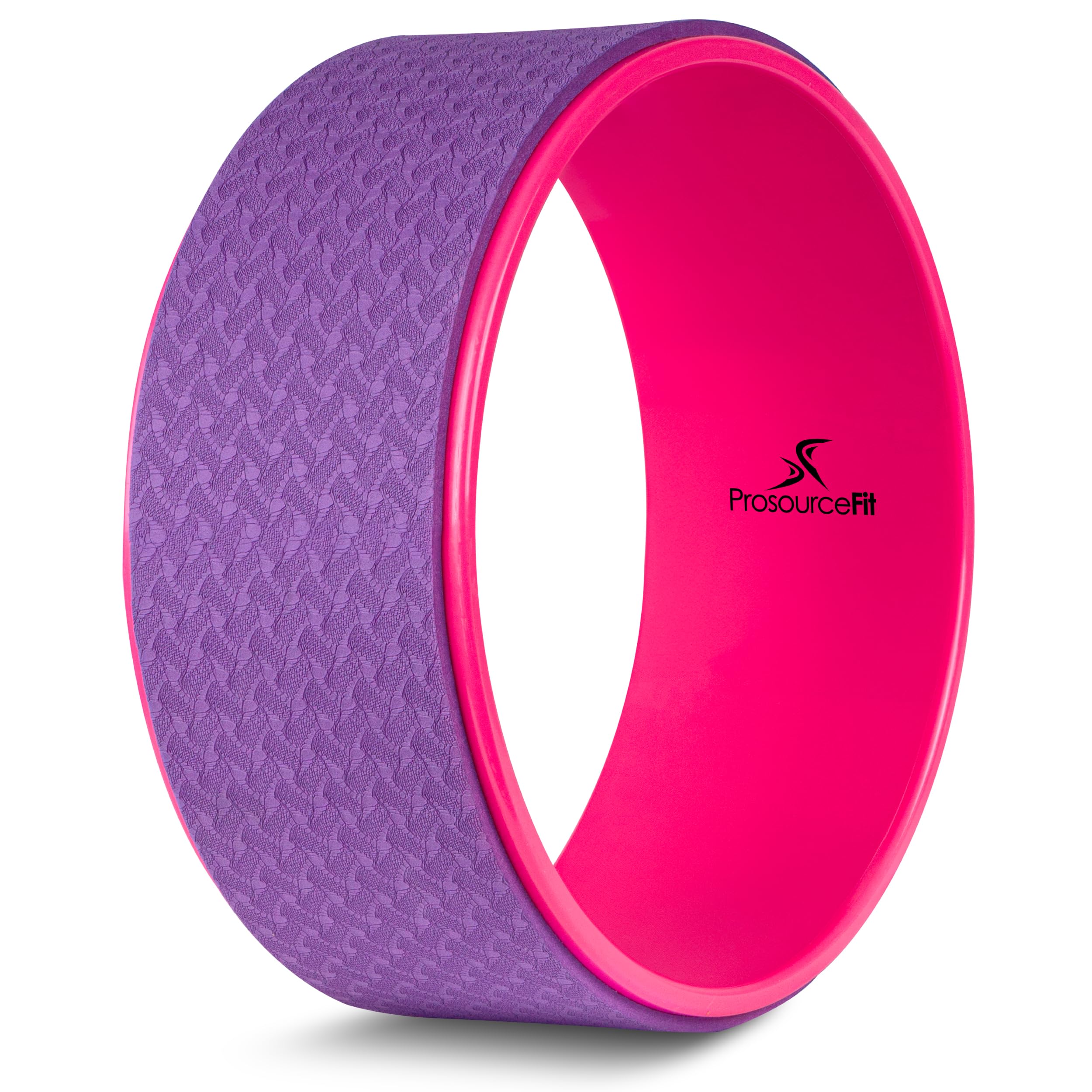 ProsourceFit Yoga Wheel Prop 12” for Improving Yoga Poses, Backbends, Flexibility, Balance, Stretching, Relaxation