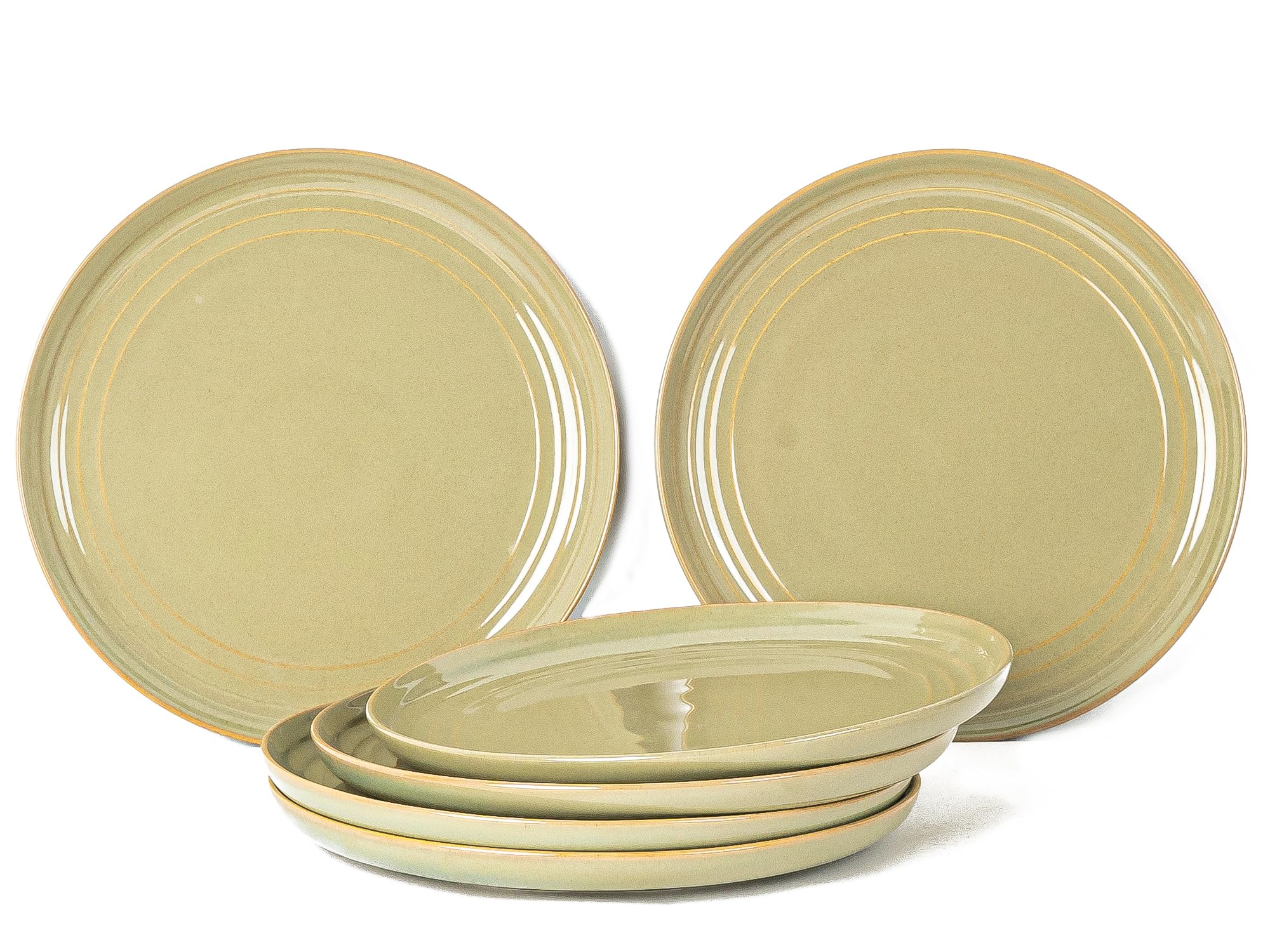 Bodhi House Arctic Blue Dinner Plates - Set of 4 -17