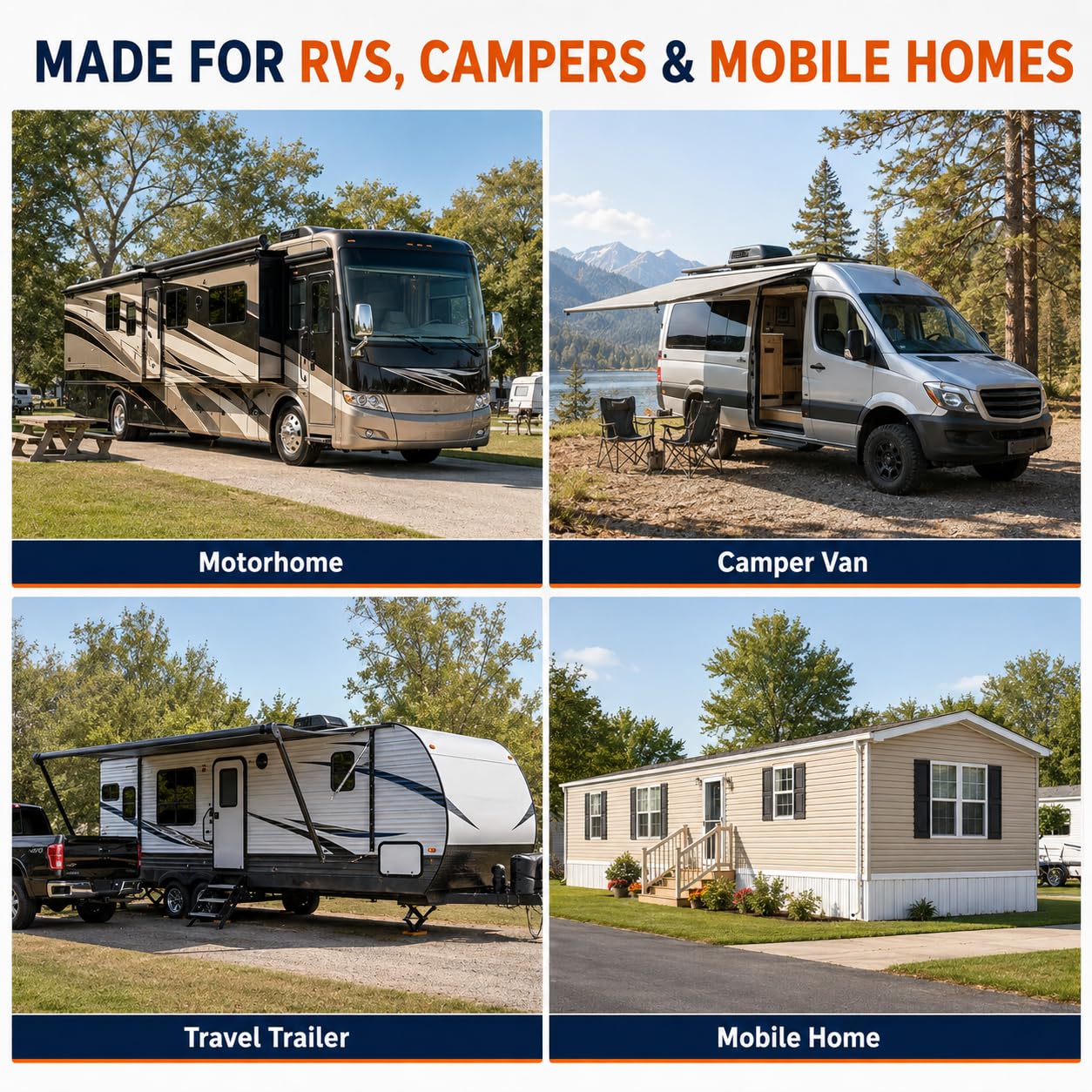 Cinta Reparación Caravana Negra 203mm x 15m | Cinta Sellante para Caravanas, Impermeable y Estanca, para Techo Autocaravana Ventana Barco Tuberías