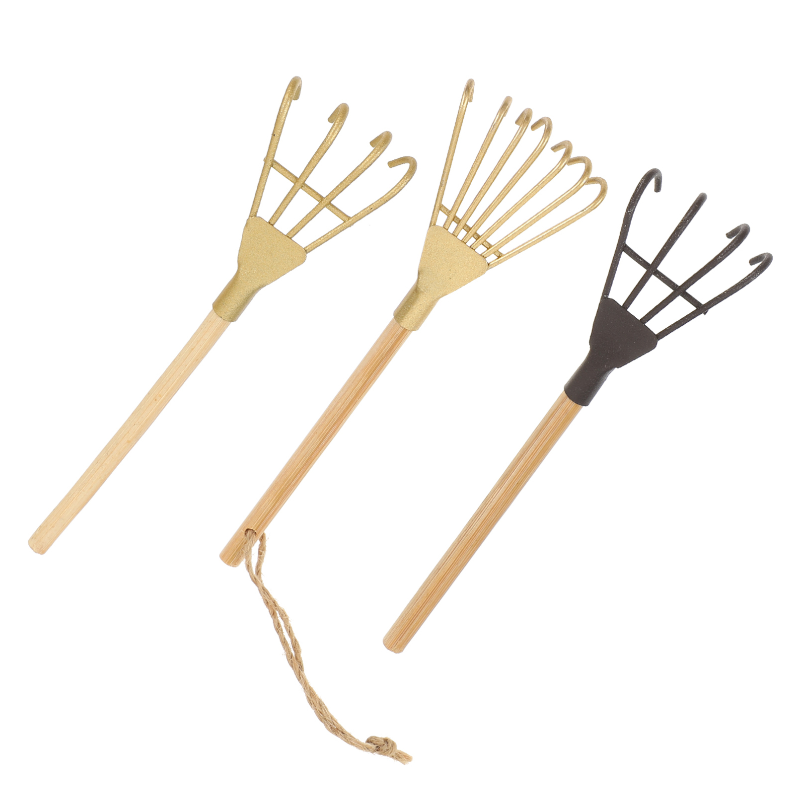 Set de 3 mini rastrillos de jardinería GANAZONO miniatura 7