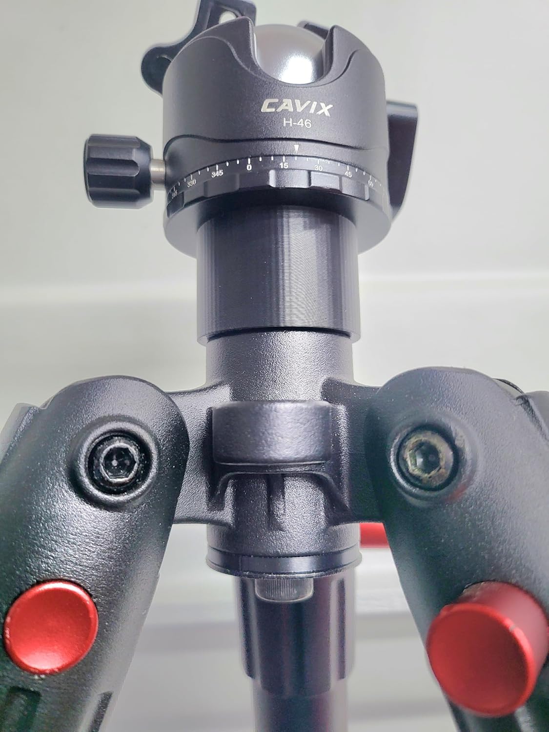 Ball Head Adapter for Bog Death Grip with 1-inch Riser, Camera Mount Accessory