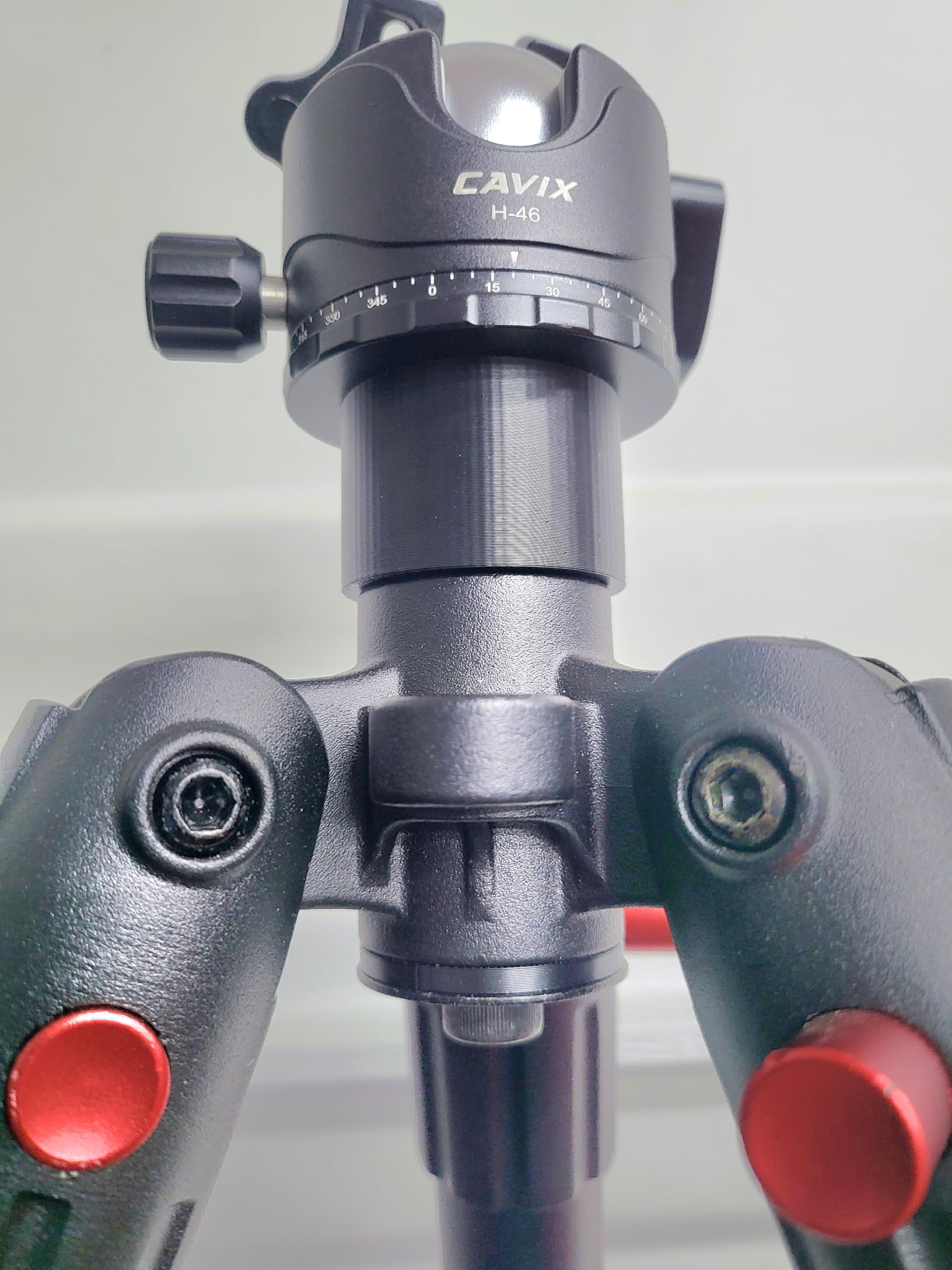 Ball Head Adapter for Bog Death Grip with 1-inch Riser, Camera Mount Accessory