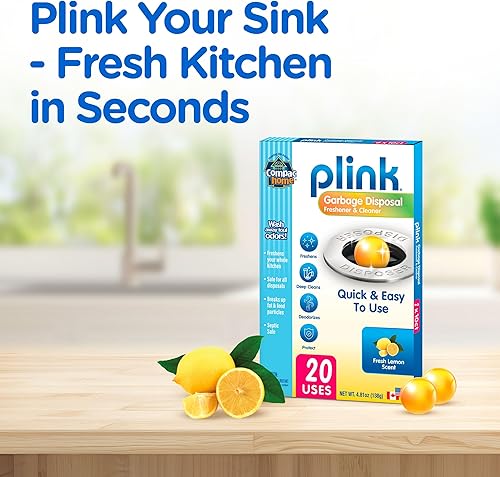 Miniatura 7 de Compac Scented Plink Garbage Disposal Cleaner & Deodorizer, 13720, Paquete de 1, Amarillo, 1, 1