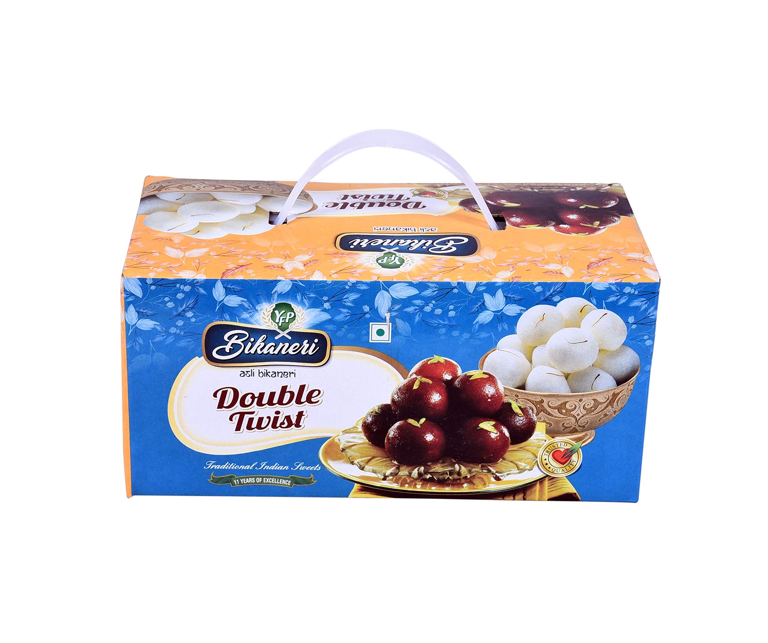 YFP Bikaneri Rasgulla 500g+Gulab Jamun 500g Combo Pack