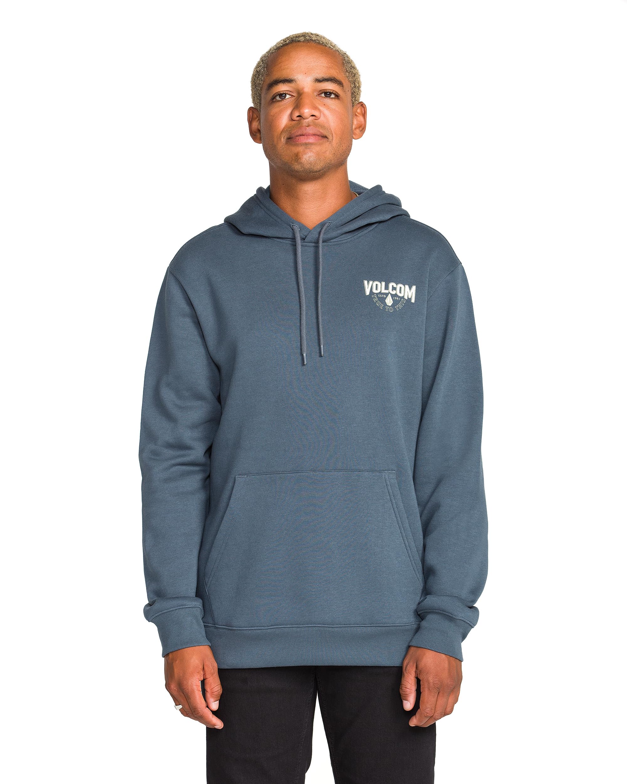 Volcom Men's Pullover Logo Fleece Hooded Sweatshirt