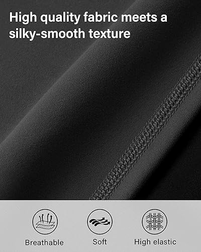 Miniatura 6 de STELLE - Leggings de yoga de cintura alta con bolsillos, pantalones de yoga muy suaves para entrenamiento, control de abdomen y para correr, para