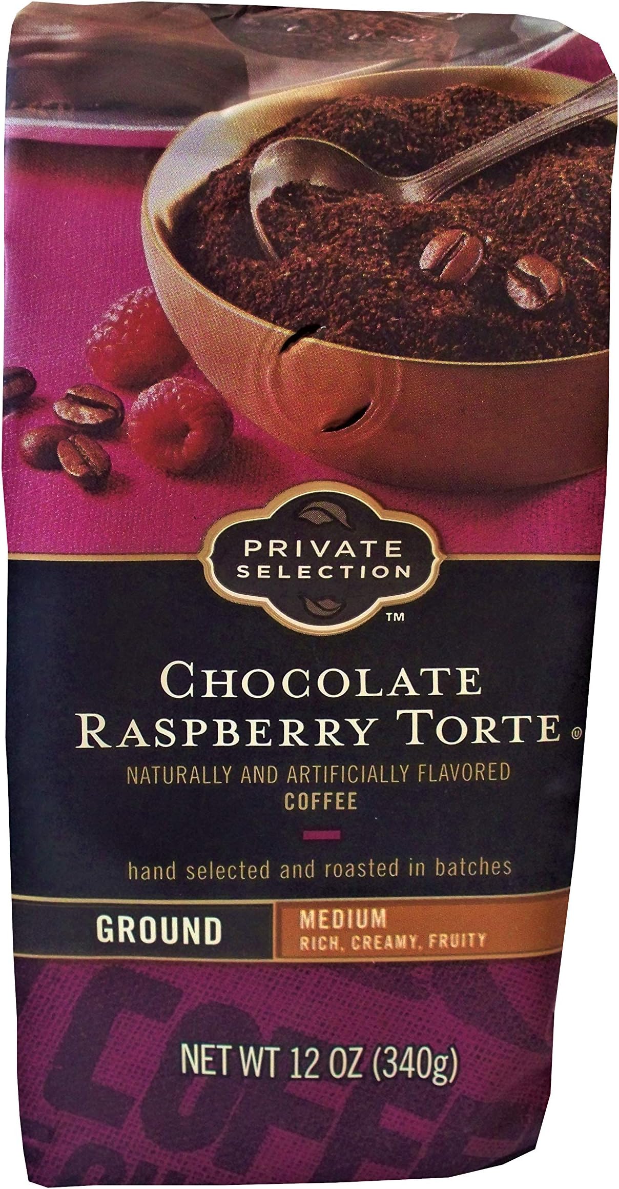 Private Selection Ground Coffee Various Flavors and Sizes (Chocolate Raspberry Torte, 12 oz)