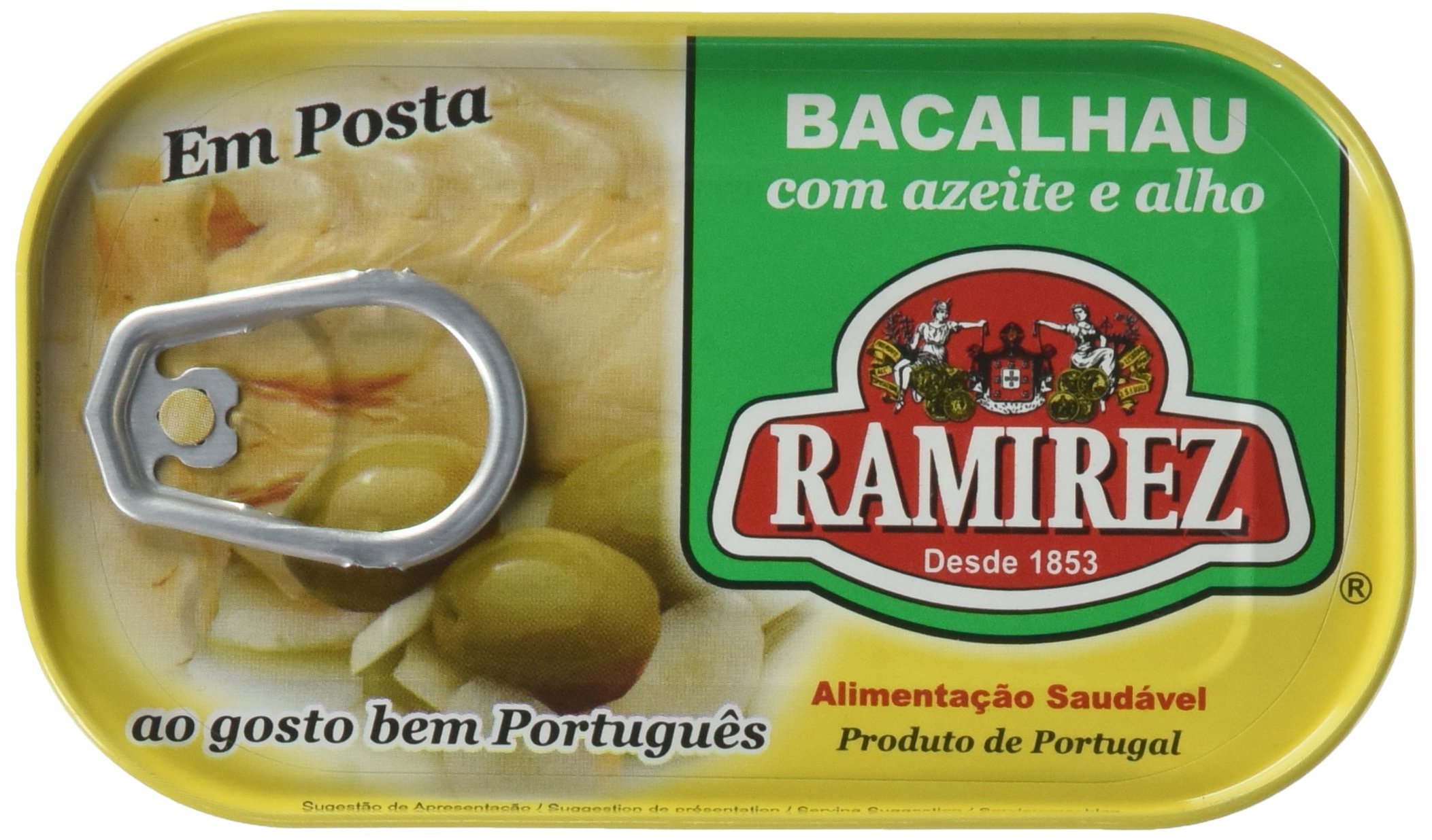 Salade de Morue à l'Huile d'Olive/Ail 120 g Ramirez - Lot de 10